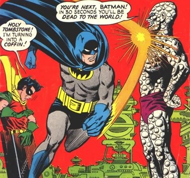 What holy catchphrases does Robin say to Batman?
